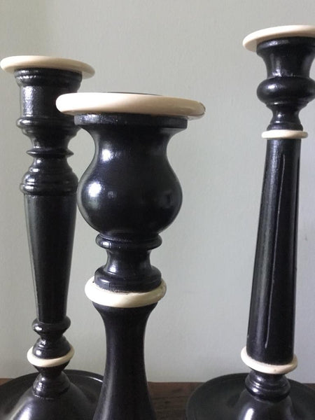 LATE 20TH CENTURY CANDLE HOLDERS