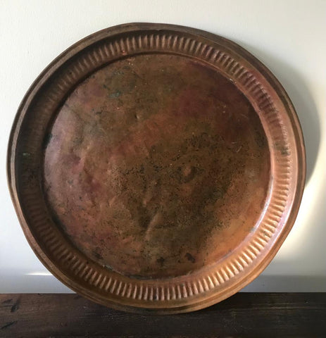 LATE 19TH CENTURY BURMESE COPPER TRAY